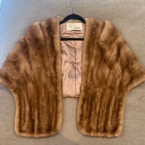 Chic Brown Fur Cape by Rosenthal